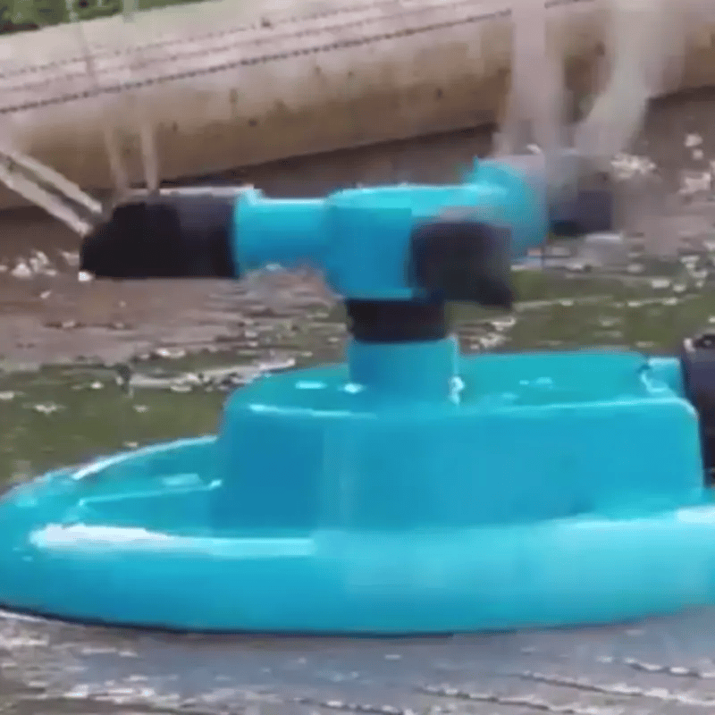 360 AquaSpray | Rociador giratorio transforma tu jardín