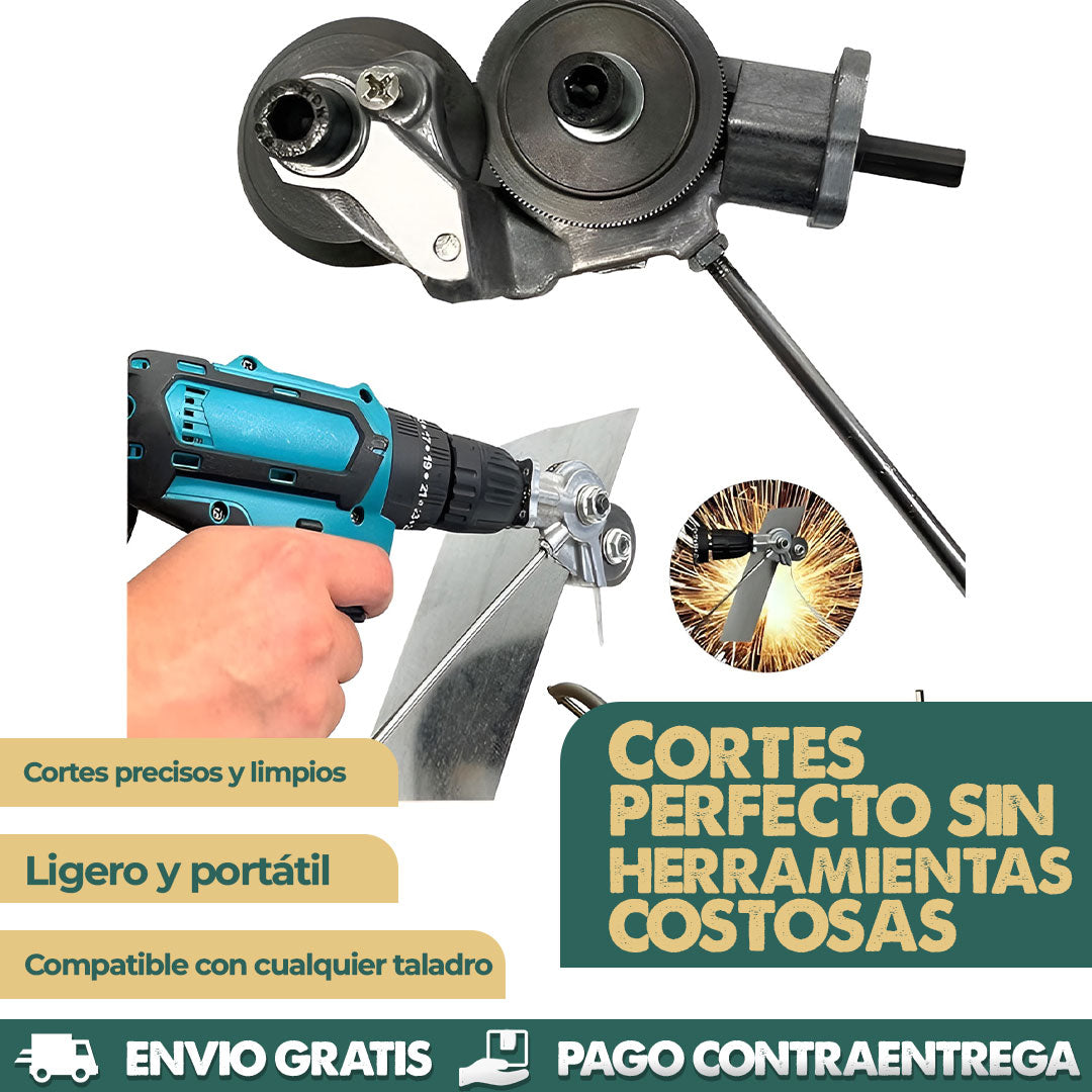 DrillCutter Pro | Convierte tu taladro en una cizalla de alta precisión