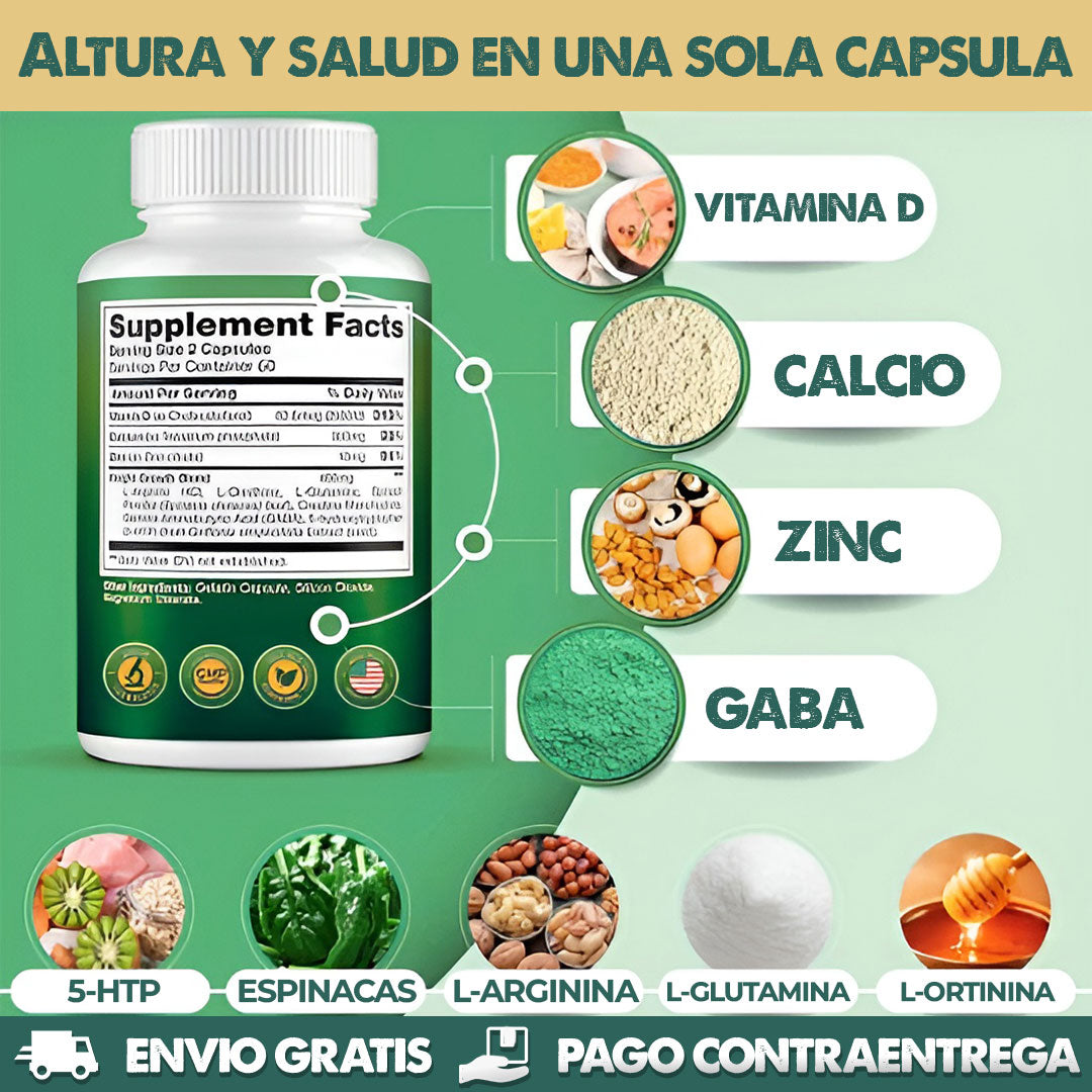 HIGH GROWTH | Crece hasta +8cm de Altura