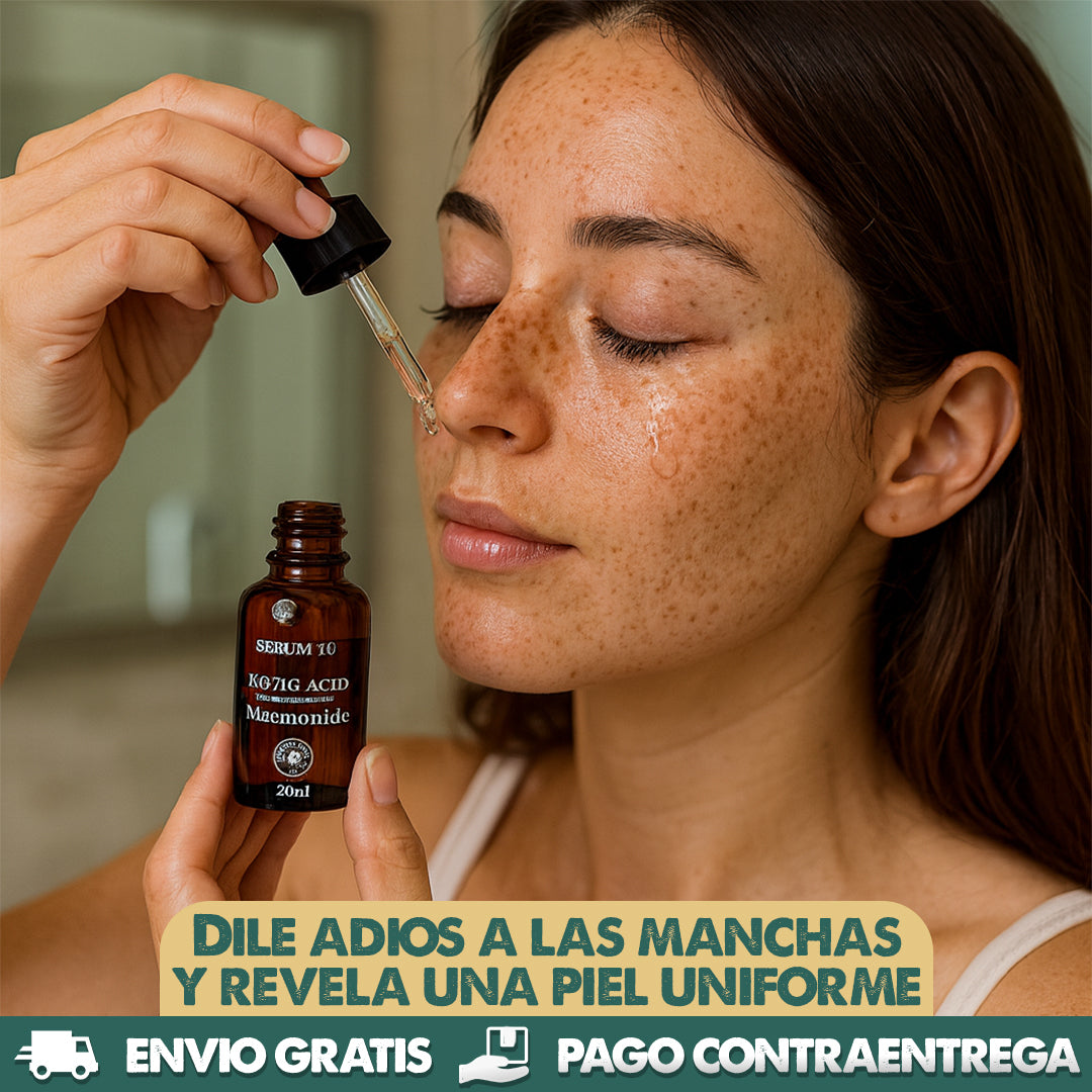 Acid Kojic + Niacinamide | Aclara manchas y melasma con resultados visibles 🌿