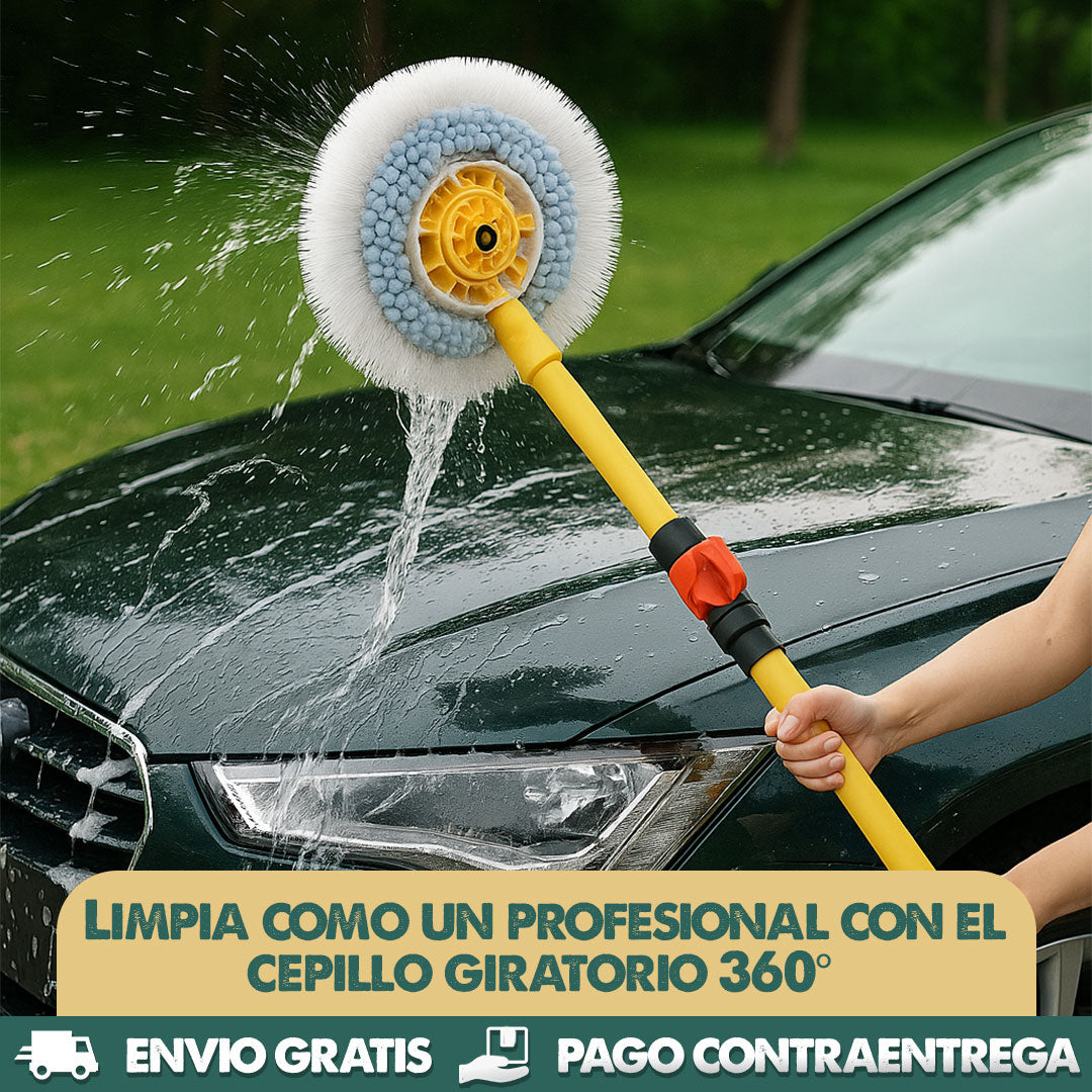 LavaFácil 360 – Cepillo giratorio con espuma