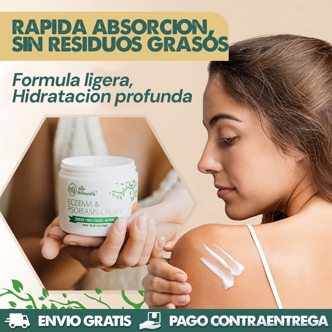 Eczema & Psoriasis Cream X2 UNIDADES | Dile adiós a la irritación y molestias
