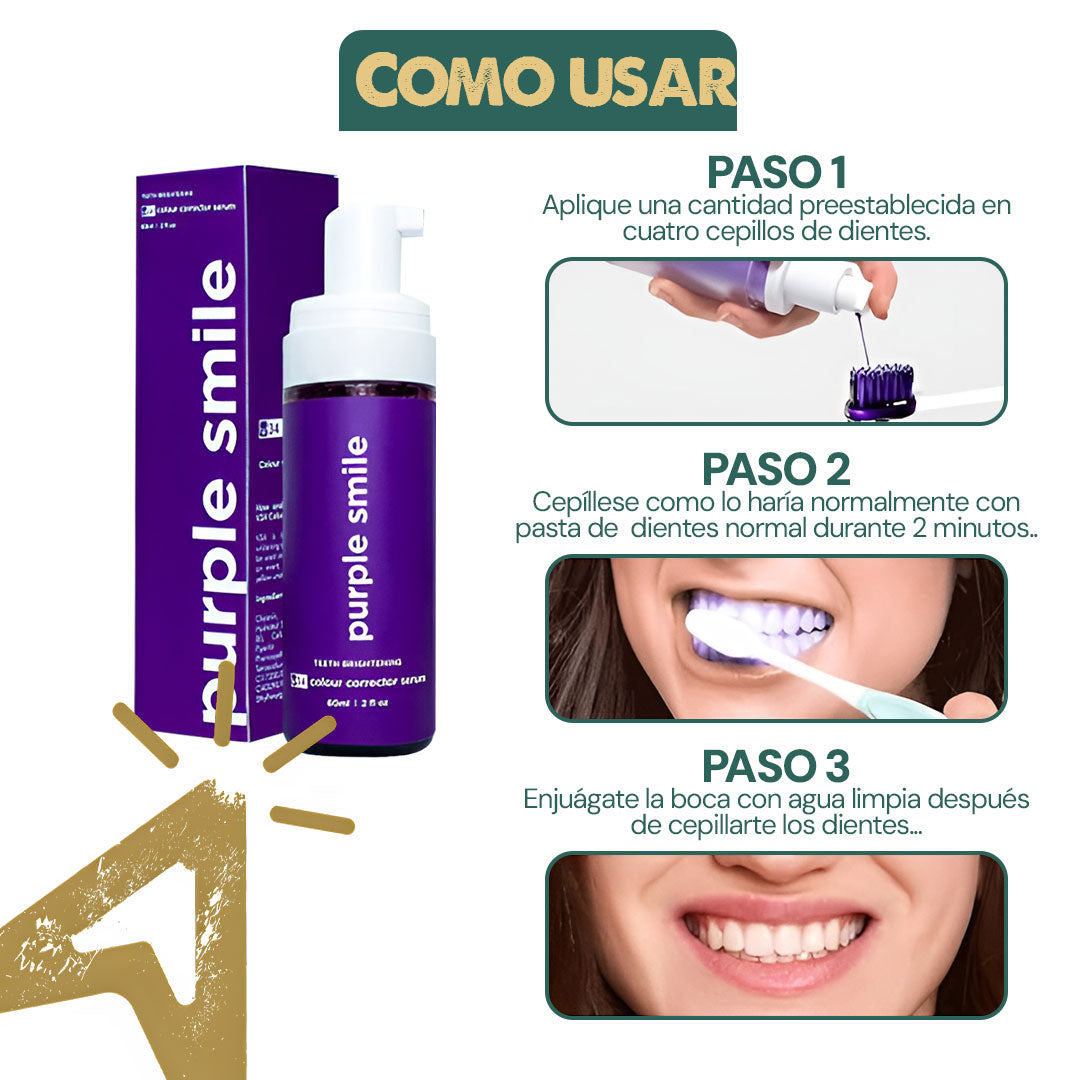 Purple Smile | Dientes blancos sin sensibilidad ✨