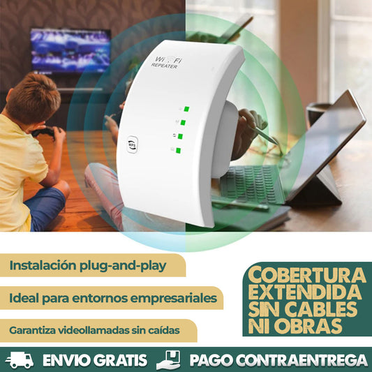REPETIDOR PPRO | Cobertura extendida sin cables