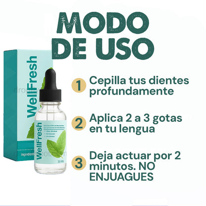 Wellfresh | Desaparece el mal aliento en 2 minutos