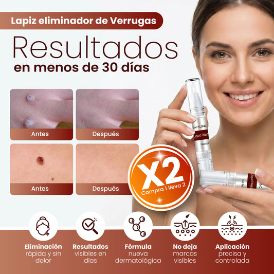 Removedor Rápido de Verrugas y Acné con Punta de Precisión - Pack 2