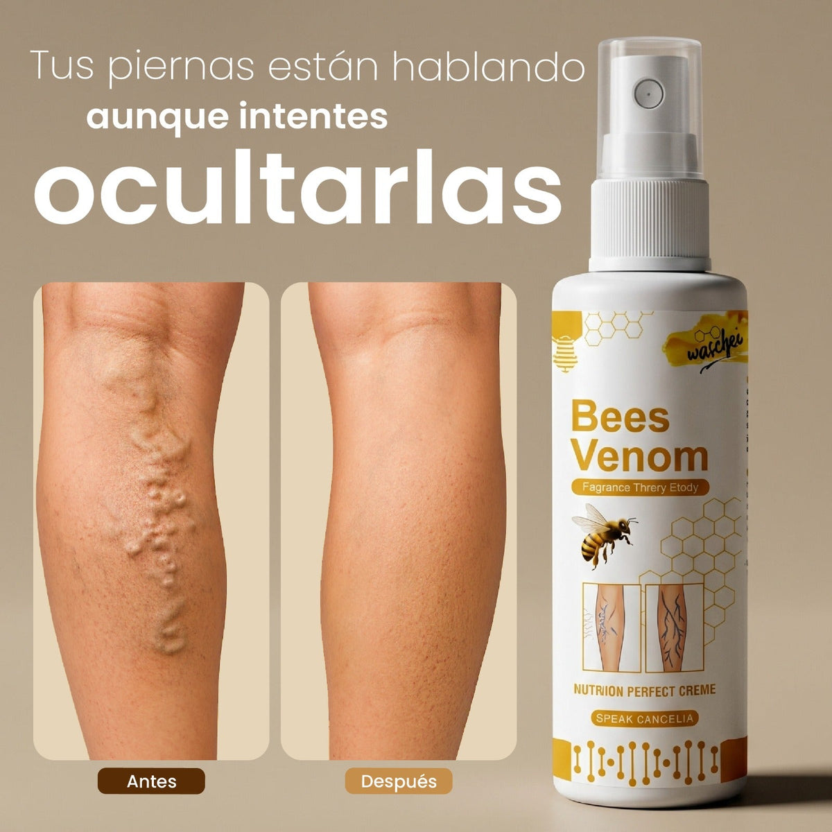 Crema de Alivio Intenso para Piernas: Dile adiós a Varices y Hinchazón | Alivio instantáneo