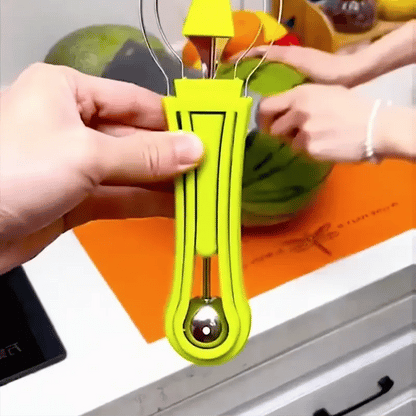 FruitMaster 4 en 1 | Cortar, esculpir y extraer pulpa en un solo set