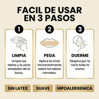 Cinta Antironquidos Mouth Tape Premium | COMPRA 30 Y RECIBE 30 GRATIS - 3