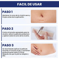 Cinta de Silicona Profesional para Cicatrices y Líneas de Expresión | 1.5 metros - 6