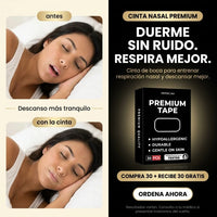 Cinta Antironquidos Mouth Tape Premium | COMPRA 30 Y RECIBE 30 GRATIS - 1