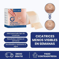 Cinta de Silicona Profesional para Cicatrices y Líneas de Expresión | 1.5 metros - 1