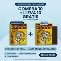 Parches Mentol HealthWise® | Alivio Rápido y Eficaz para Músculos y Articulaciones * COMPRA 10 Y LLEVA 20 - 6