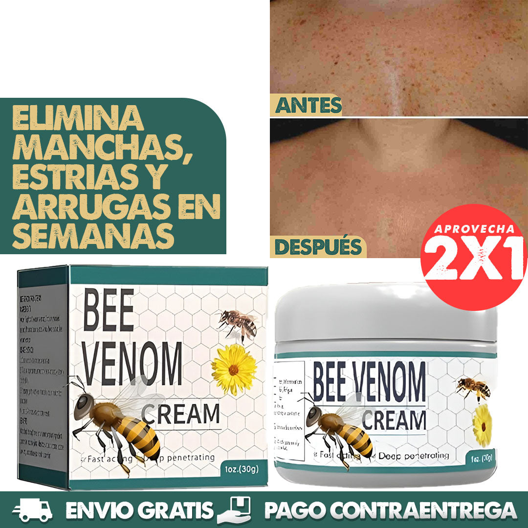 BEE VENOM 2x1 | Elimina el dolor, recomendada por dermatologos