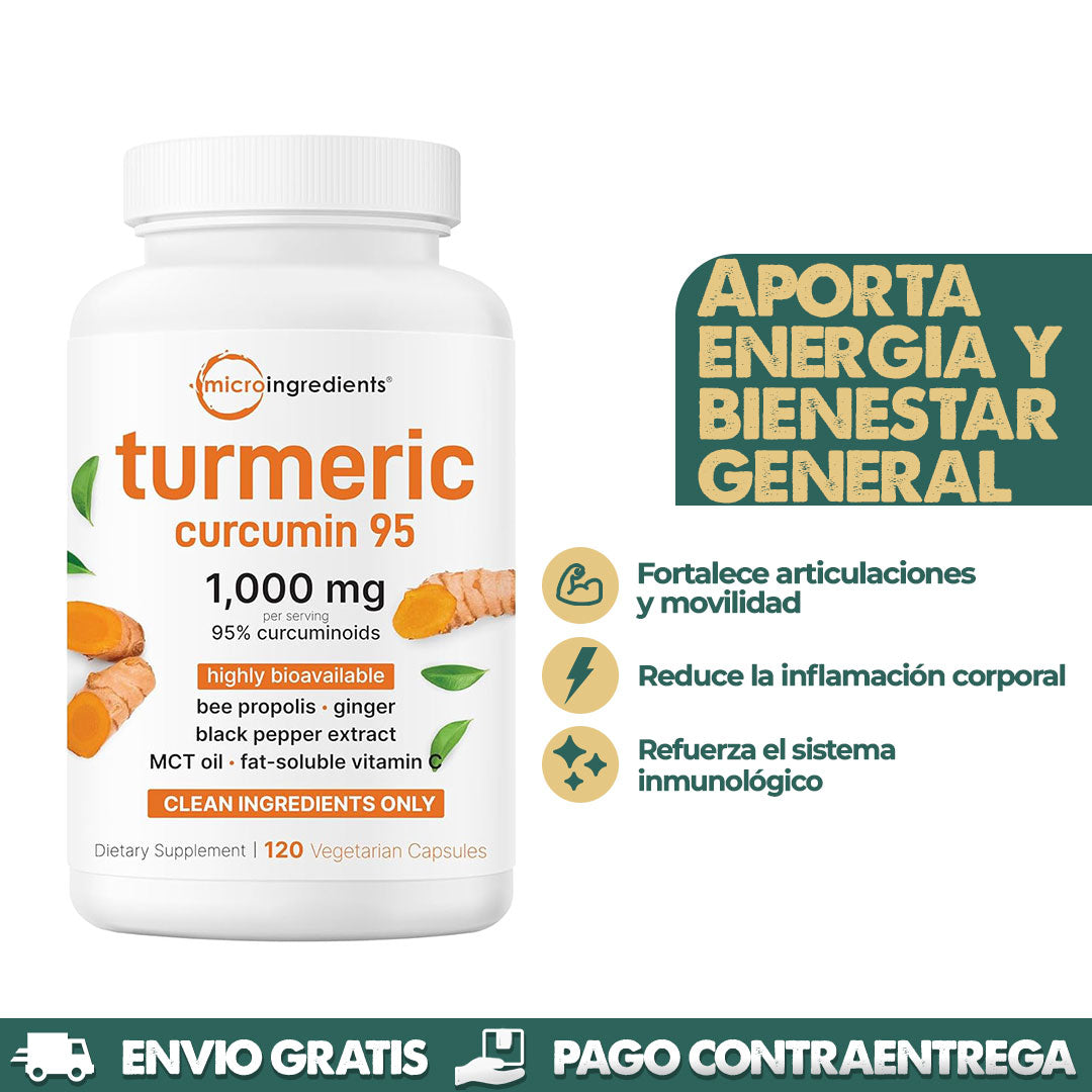 Turmeric Curcumin 9T - Energía y Bienestar