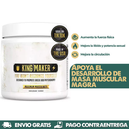 KING MAKER | Suplemento Masculino 13 en 1