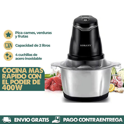 QuickChop Pro – Molino Eléctrico de 2L
