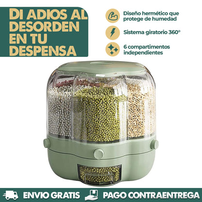 OrdenGrain – Sistema giratorio para arroz y legumbres