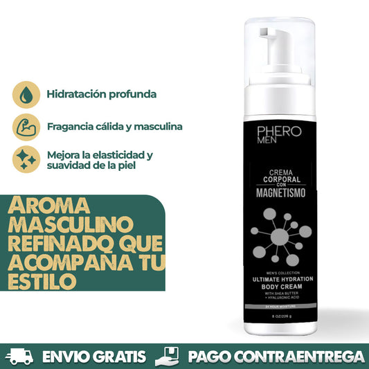 PHERO MEN | Crema Corporal con Aroma Seductor