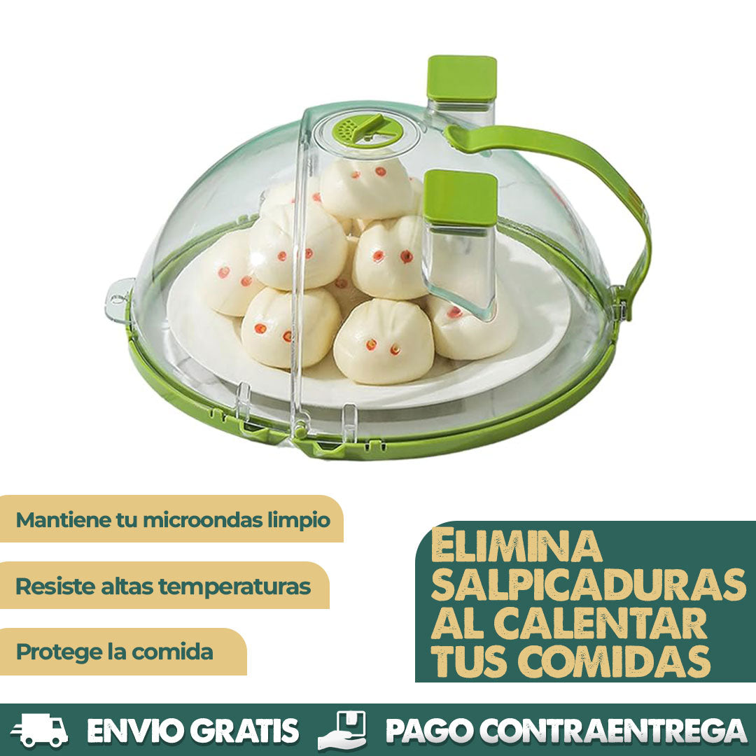 CoverFresh | Tapa protectora con vapor para microondas