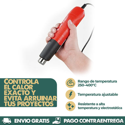 HeatMaster LCD - Aire caliente pro con control total