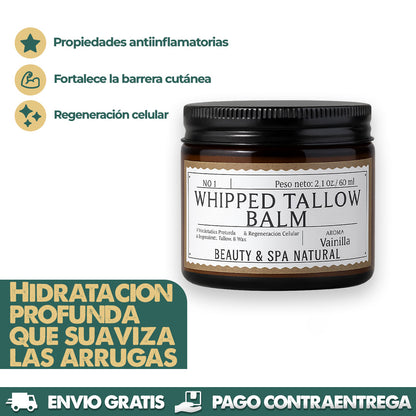 Whipped Tallow Balm | Bálsamo Natural que Borra Líneas de Expresión