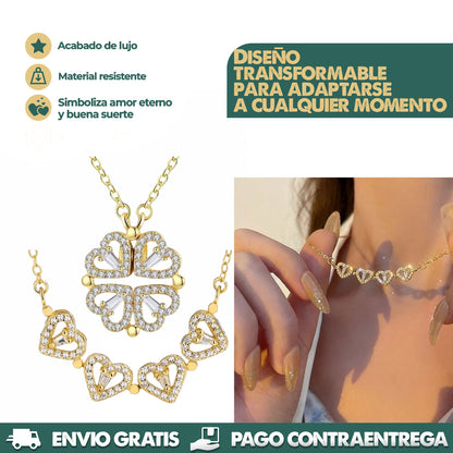 PendantLove Lucky | Pendiente transformable de Trebol o Corazón