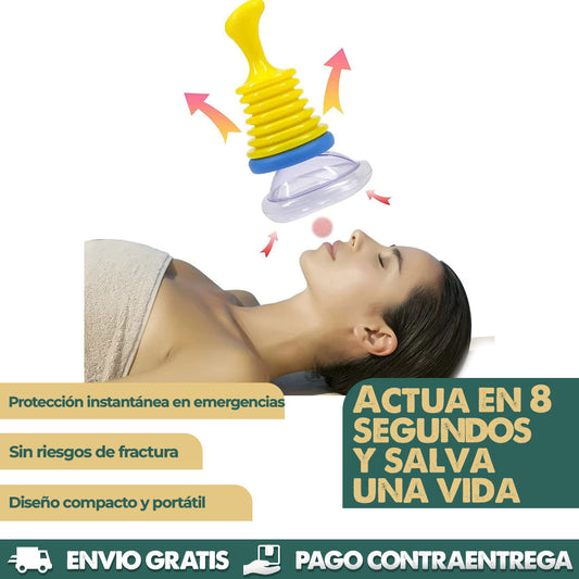 LifeVac | Dispositivo Anti Asfixia Familiar 🎁 REGALO: 2 caretas!