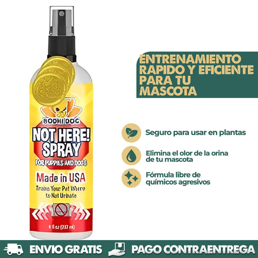 Not There Spray | Entrena a tu perro y cuida tu hogar