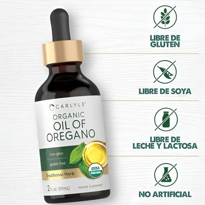 Organic Oil of Oregano | Refuerza el sistema inmune de manera natural