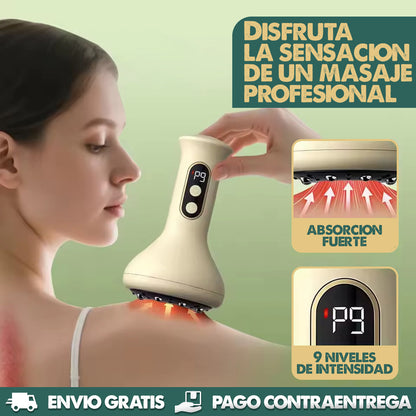 Cuppro™ - Masajeador Terapéutico con Ventosas Inteligentes