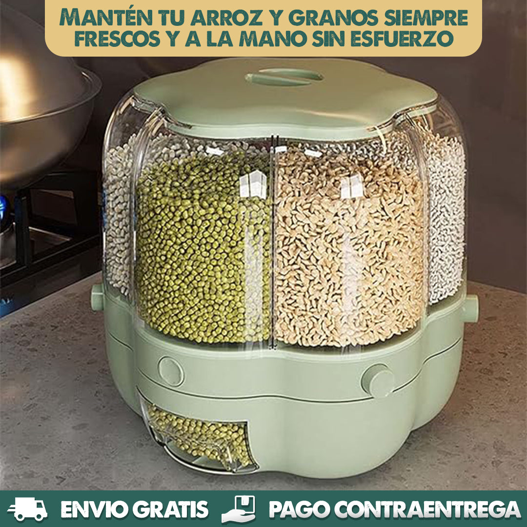 OrdenGrain – Sistema giratorio para arroz y legumbres