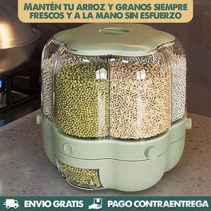 OrdenGrain – Sistema giratorio para arroz y legumbres