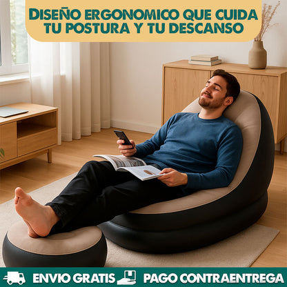 SofáLibre – Comodidad inflable en segundos