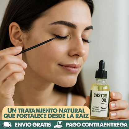 Castor Oil | Pestañas y Cejas más fuertes y densas