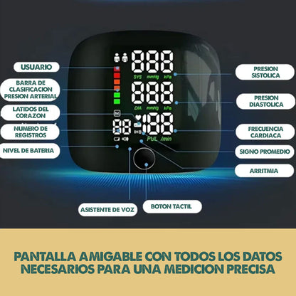 LifeTrack Health – Tensiómetro Digital con Voz