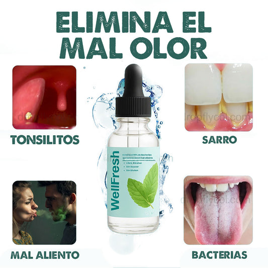 Wellfresh | Desaparece el mal aliento en 2 minutos