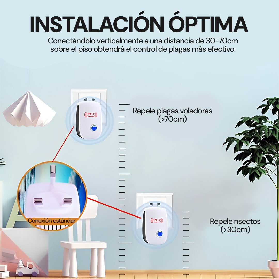 AntiPlagas Max | Elimina plagas con tecnología ultrasónica