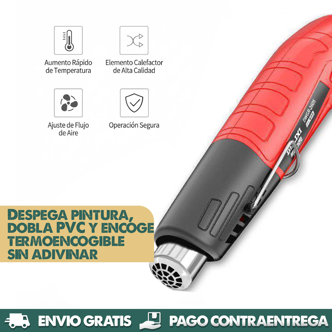 HeatMaster LCD - Aire caliente pro con control total