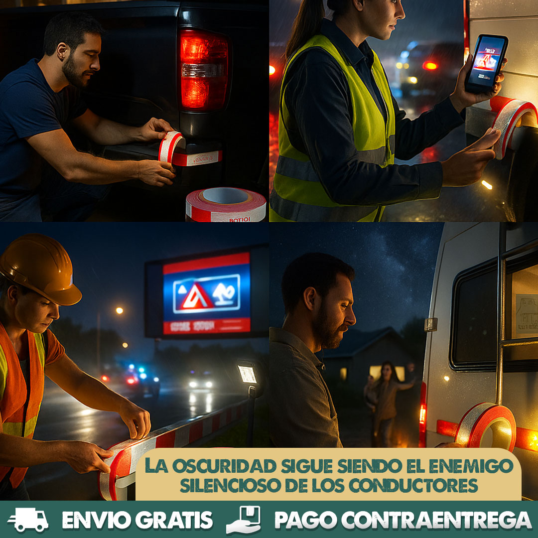 CINTA REFLECTANTE | Evita accidentes y llega a casa seguro