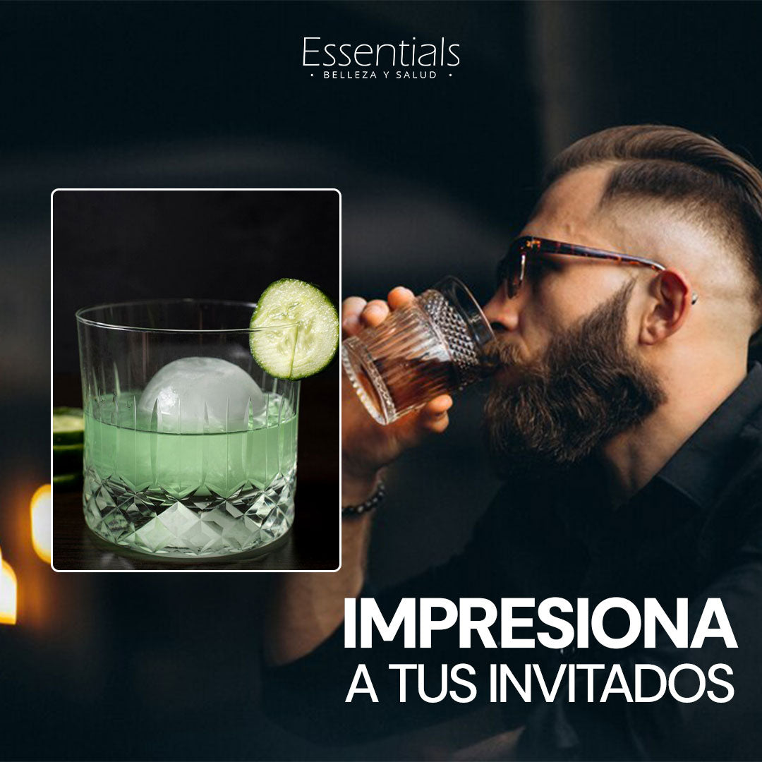 Hielos Esféricos Premium – Mantén el Sabor y Estilo en Tus Bebidas *10 unidades