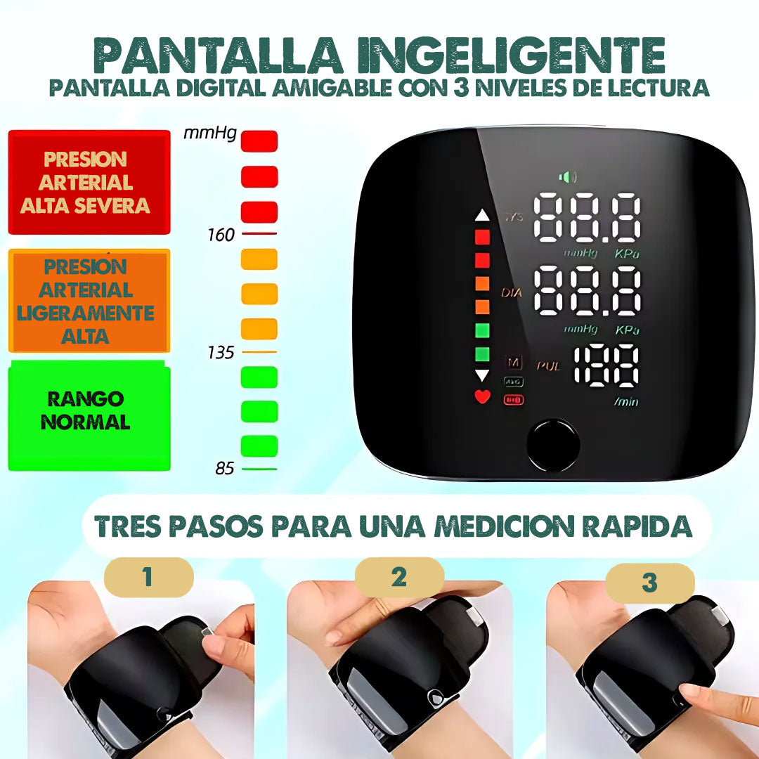 LifeTrack Health – Tensiómetro Digital con Voz