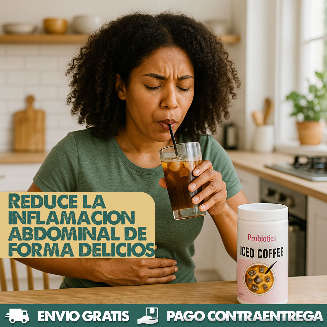 Probiotics Iced Coffee | Café helado probiótico para tu digestión