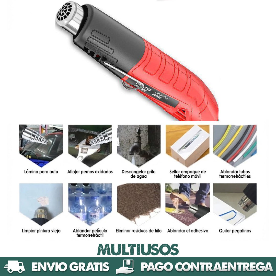 HeatMaster LCD - Aire caliente pro con control total